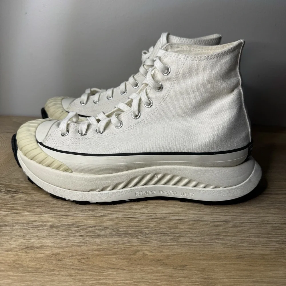 Converse Chuck Taylor AT-CX Hi Top Sneaker Boot A02778C Vintage‎ White Mens 11